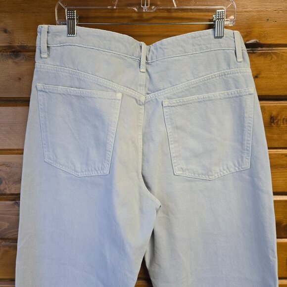 Zara Wide Leg Baggy Y2K 90s Style Light Wash Jeans Size 8 - Picture 7 of 8